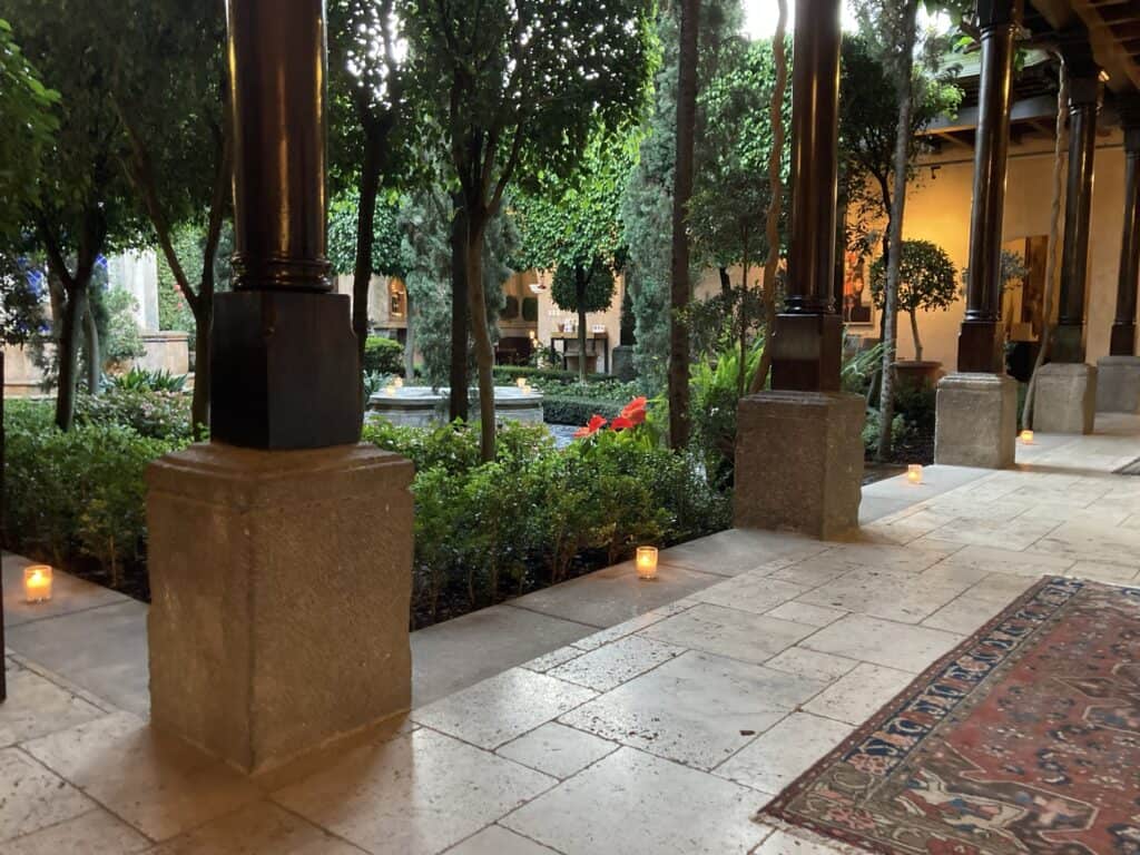 Courtyard of San Rafael Hotel Antigua Guatemala