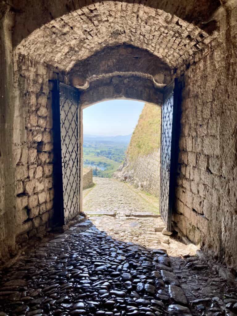 Door to Rozafa Castle, Albania