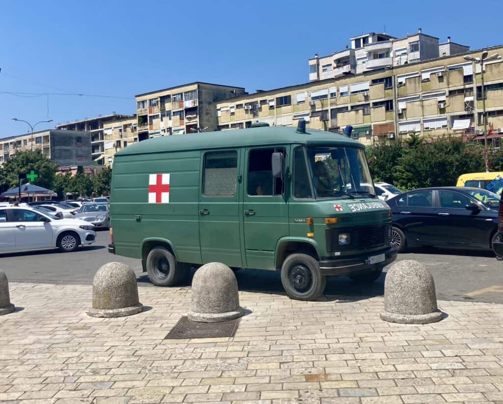 Ambulance in Albania