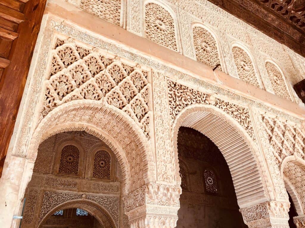 View of interior of alhambra