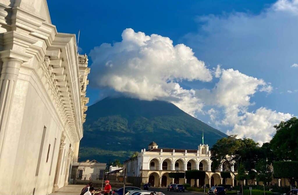 Volcano outside of Antigua, Guatemala