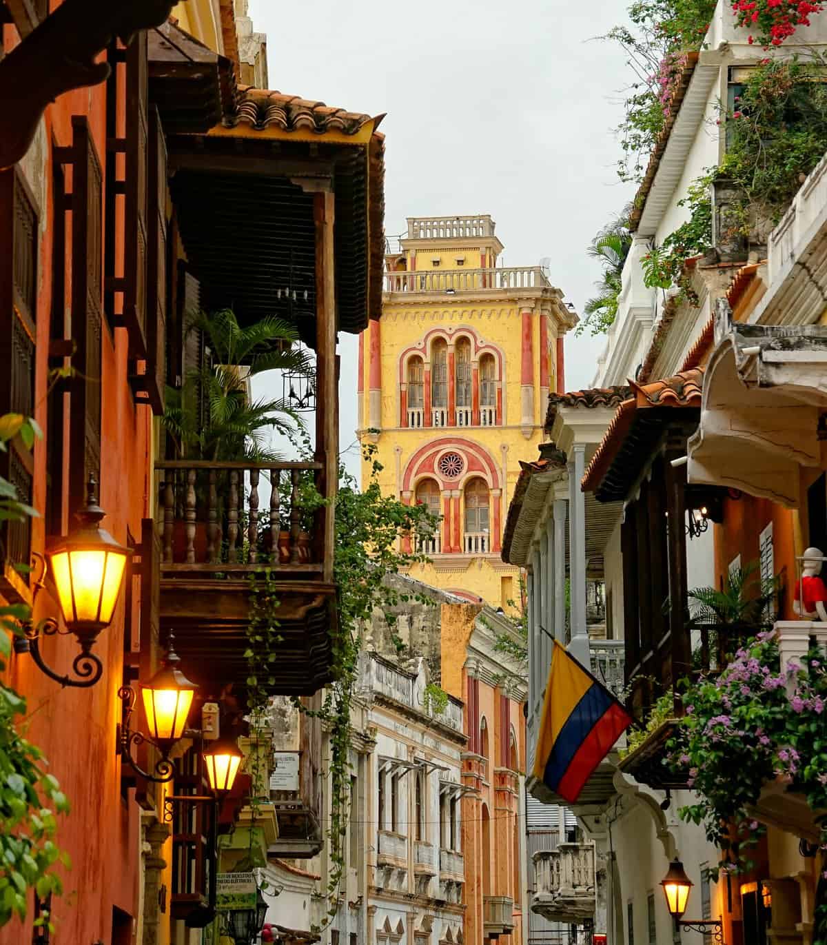 Street view in Cartagena, Colombia