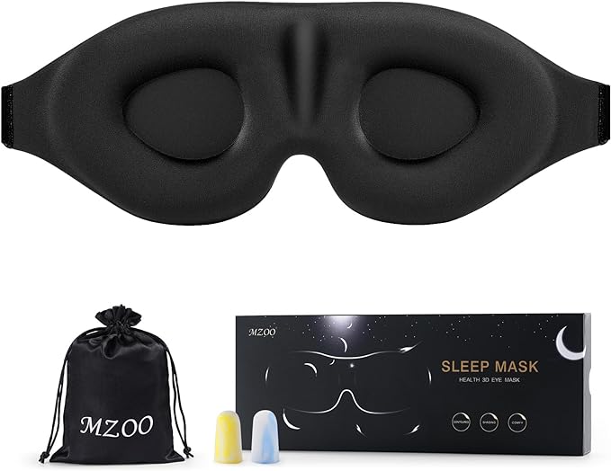 Black sleep mask