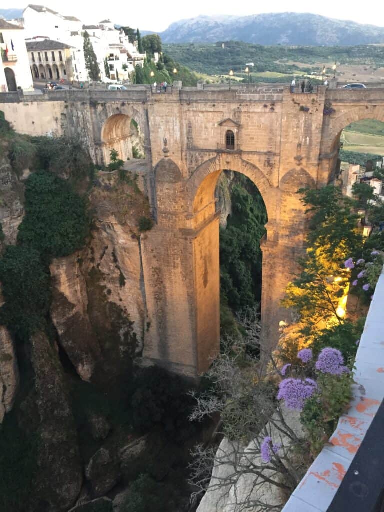 View of Puente Nuevo in Ronda Spain