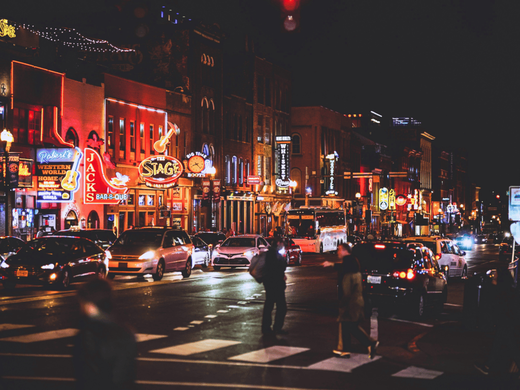 Beale Street in Memphis, TN