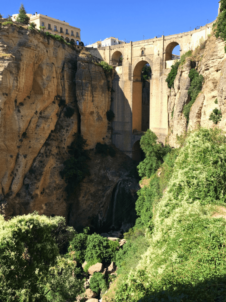 View of puente nuevo in ronda