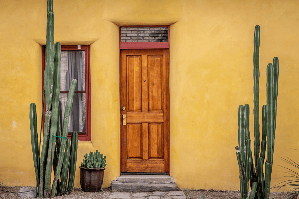 View of door in Tucson, Arizona