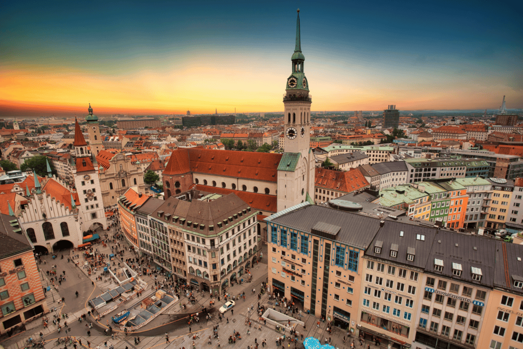 View of Munich, Germany skyline