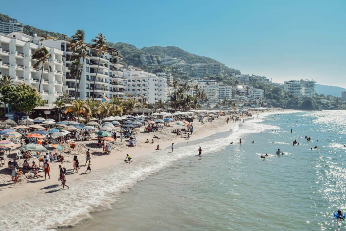 Los Muertos Beach in Puerto Vallarta, Mexico