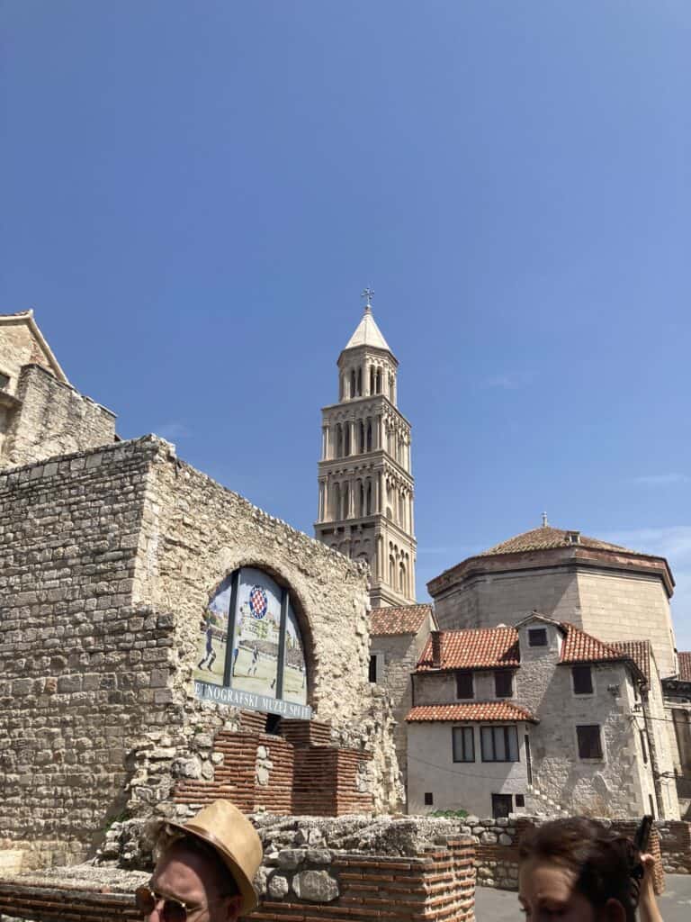 View of Cathedral of St. Domnius in Split, Croatia