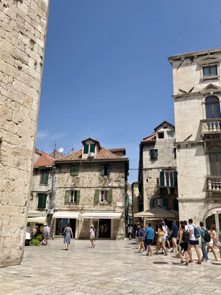 Street view in Split, Croatia