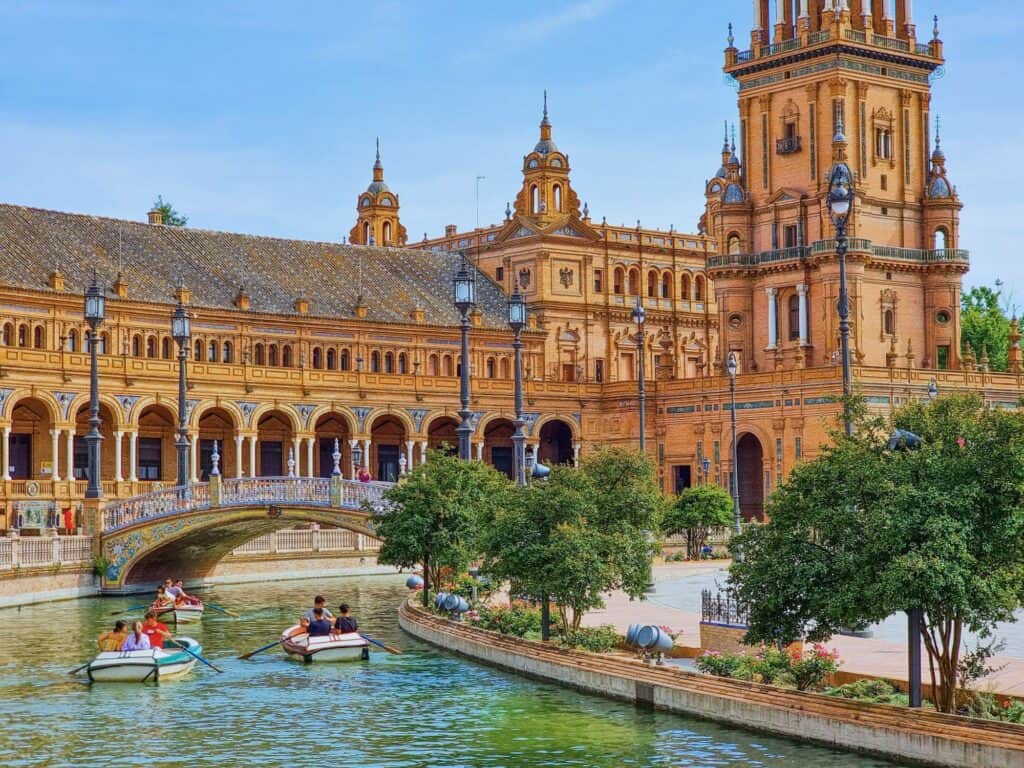 Plaza de Espana in Madrid, Spain