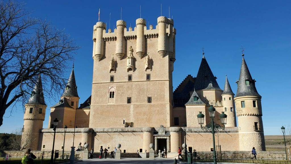 View of Alcazar of Segovia