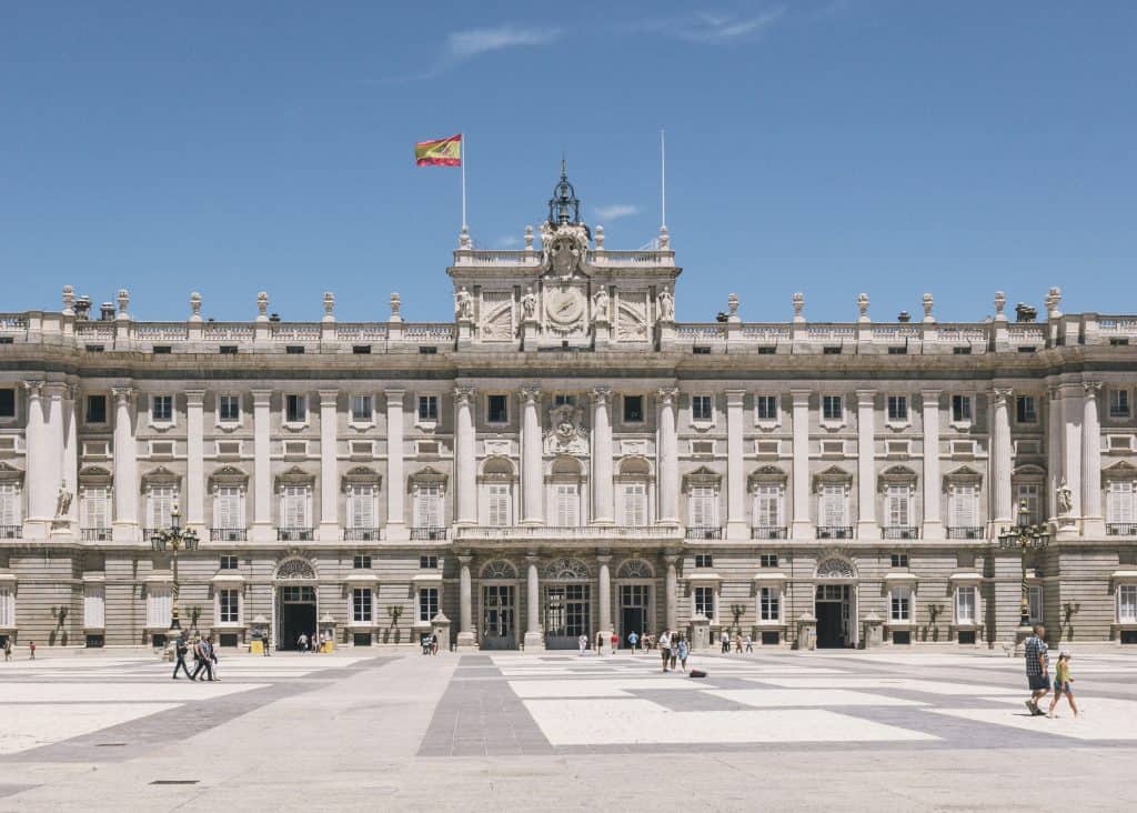 Exterior of Royal Palace of Madrid